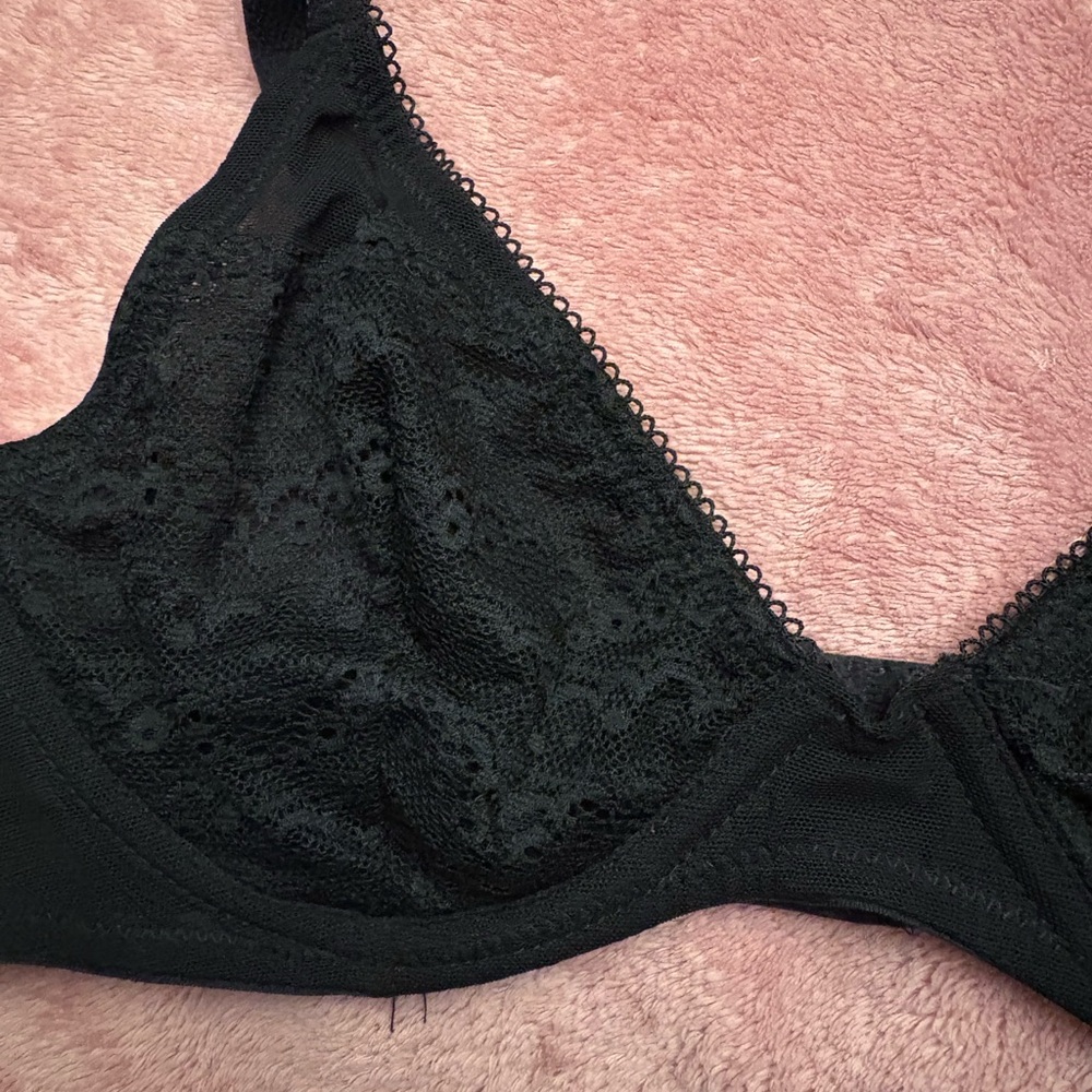 Xhilaration women’s unlined lace T-shirt bra-black - Picture 2 of 6